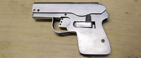 sheet metal homemade pistol|sheet metal self loading pistol.